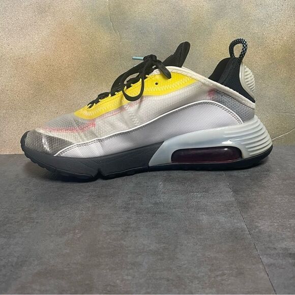 Nike Air Max 2090 CT1091-100 Speed Yellow Aqua Men's Sneakers Size 6.5 - Picture 11 of 16